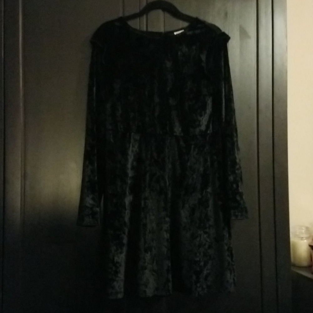 Velvet flair dress